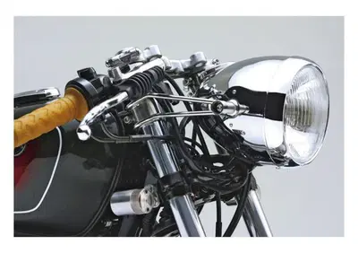 Faro anteriore 5 3/4'' Vintage con foro contaKm cr  - Annuncio 8557947