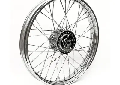 Ruota anteriore a 40 raggi cromata 21x2,15 Per FX  - Annuncio 9210849