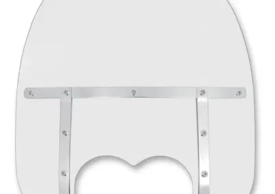 Parabrezza Memphis Fats alto 43 cm trasparente per  - Annuncio 8563738