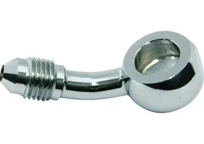 Raccordo cromato 7/16" AN3 piegato 35 gradi (diame  - Annuncio 8562027