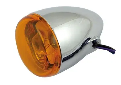 Freccia a lampadina Posteriore cromata lente aranc  - Annuncio 8551980