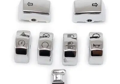 Coperchietti interruttori cromati per Softail*** d  - Annuncio 8867707