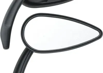 Specchietti vintage alluminio billet neri Motorcy  - Annuncio 8546677