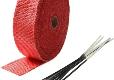 Benda paracalore rossa per scarichi larga 5 cm lun  - Annuncio 9305432