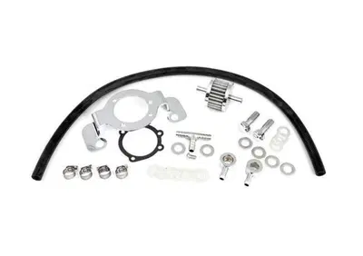 Supporto carburatore e sfiati testate cromato Per  - Annuncio 8827999