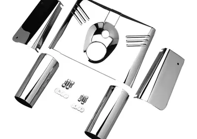 Coperture 3 piastre e 2 forcelle cromate per Softa  - Annuncio 9129508