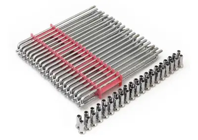 Raggi 18" Lisci cromati set 40 raggi + nipples (lu  - Annuncio 8558309