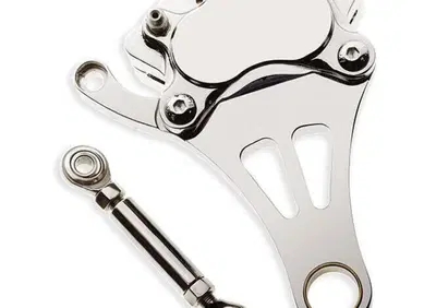 Pinza freno DNA ant. 4 Pistoni cromata con support  - Annuncio 8555148