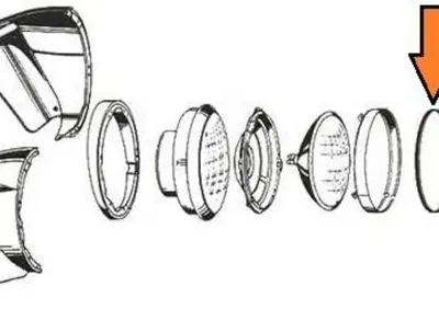 Guarnizione faro nacelle per FL e FLH dal 1960 al  - Annuncio 9011917