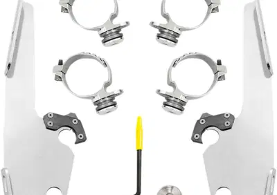 kit sgancio rapido cromato per Batwing Memphis Sha  - Annuncio 8564037