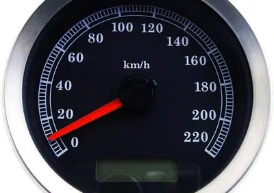 Contakilometri elettronico 4" nero e inox per Elet Drag Specialties - Annuncio 9042468