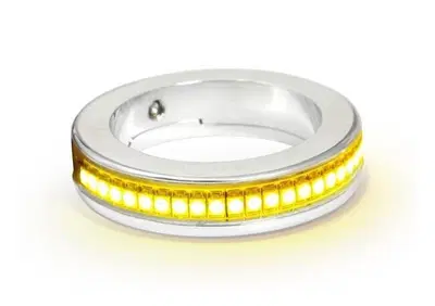 Frecce a led Dynamics Fork Strip cromate lenti fum Custom Dynamics - Annuncio 8551997