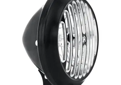 Faro anteriore 5 3/4''Grill omologato nero e croma Performance Machine - Annuncio 8557991