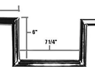Manubrio Z Bar 1", alto 6", Largo 72cm, Cromato, s Jammer - Annuncio 8558663