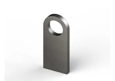 Staffe in acciaio da saldare B 32mm x L 75mm x 6mm  - Annuncio 8560950