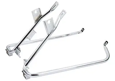 Staffe supporto borse/marmitte cromate per Touring  - Annuncio 9182380