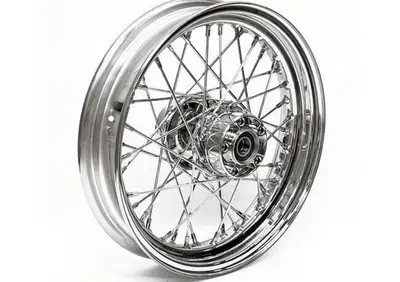 Ruota posteriore a 40 raggi cromata 16x3 per Spors  - Annuncio 9211991