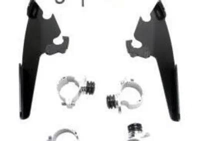 Kit sgancio rapido nero per parabrezza Memphis Fat  - Annuncio 8563821