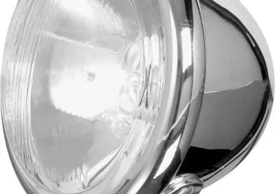 Faro anteriore 5-3/4" Bates cromato - omologato Cu  - Annuncio 8557930