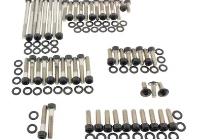 Kit viti coperchi motore nere lucide per Sportster  - Annuncio 9408920