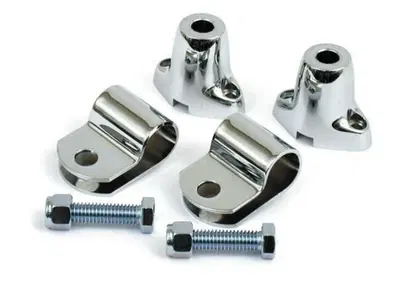 kit supporti fari supplementari cromato per Softai  - Annuncio 8562939