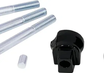 kit supporti neri per pedane passeggero per Softai Drag Specialties - Annuncio 9487720