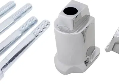 kit supporti cromati per pedane passeggero per Sof Drag Specialties - Annuncio 9487721