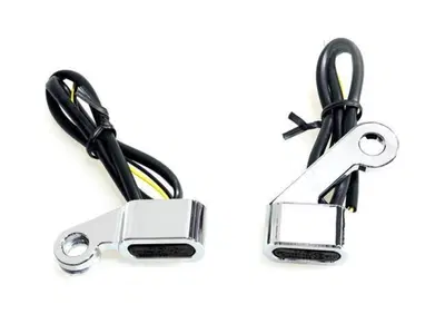 Frecce cromate con lenti fume' omologate a LED per  - Annuncio 8560514