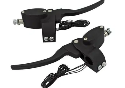 Comandi manubrio Custom neri singolo disco con fri  - Annuncio 8562250