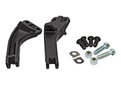 Supporti pedali passeggero neri grinzato per Dyna  - Annuncio 8991580