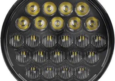 Parabola LED omologata da 5-3/4" nera con luce di  - Annuncio 9365812