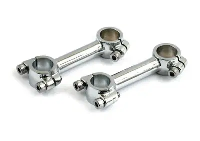 Riser Dog Bone alti 4” cromati con morsetti da 1”,  - Annuncio 8826900