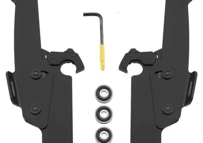 Kit sgancio rapido nero per parabrezza Memphis Fat  - Annuncio 8563791