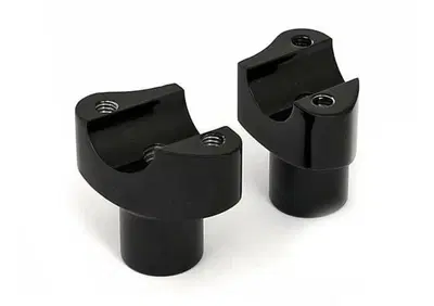 Riser in alluminio forgiato alti 2’’, dritti, neri  - Annuncio 8547899