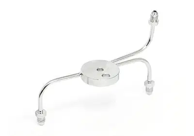 Sdoppiatore cromato con attacchi AN-3 per piastre  - Annuncio 8560251