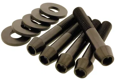 Kit viti puleggia nere opache in titanio a brugola  - Annuncio 9416642