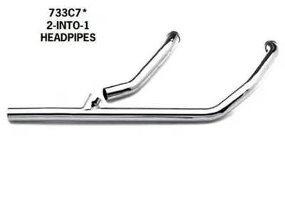 Collettori 2 in 1 cromato Paughco per Touring dal - Annuncio 9497467