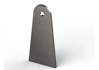 Staffe in acciaio da saldare B 40mm x L 90mm x 3mm  - Annuncio 8560946