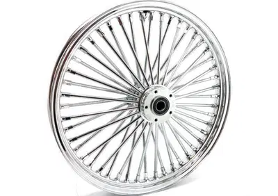 Ruota anteriore cromata Big Spoke 48 raggi 21”x 2,  - Annuncio 8560279