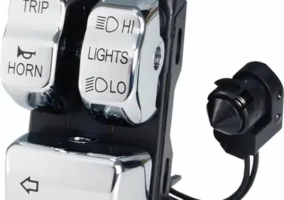 Kit pulsanti cromati lato sinistro per Dyna dal 20 Drag Specialties - Annuncio 9521956