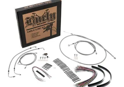 Kit cavi per manubrio 15'' (33cm) treccia inox per  - Annuncio 9560793