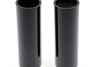 Copri Forcelle 49 mm Straight neri lucidi Per Dyna  - Annuncio 9572597