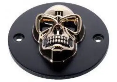 Point Cover Skull nero e oro per FL, FX, FXR, Dyna  - Annuncio 8827723