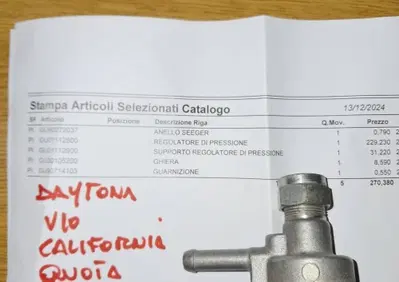 GU01112800 REGOLATORE PRESSIONE per california Moto Guzzi - Annuncio 9609212