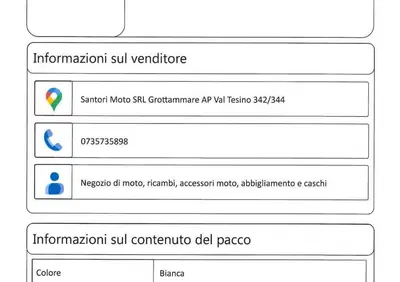Sella Originale Per Yamaha CRZ Nuova - Annuncio 9618288