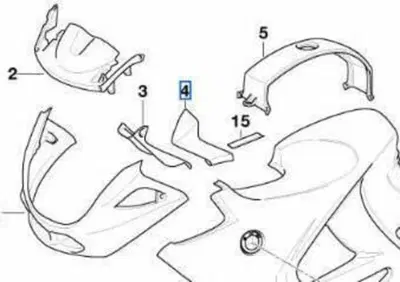 Protezione mano destra (orientblau-met) BMW - Annuncio 9624943