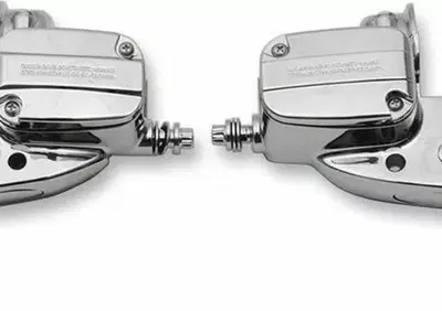 Kit comandi manubrio cromati per disco doppio e fr  - Annuncio 8562151