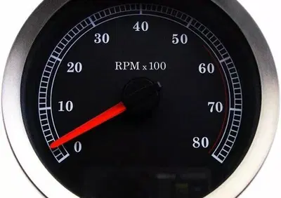 Contagiri elettronico 4" nero e inox per Dyna Low Drag Specialties - Annuncio 9636423