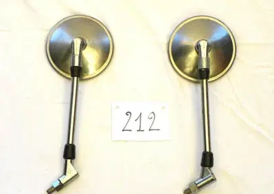 Coppia specchietti rotondi universali cromati Non specificato - Annuncio 9638686