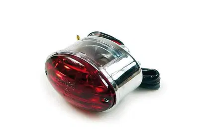 Faro posteriore CatEye 83x51 Medium omologato crom  - Annuncio 9665190